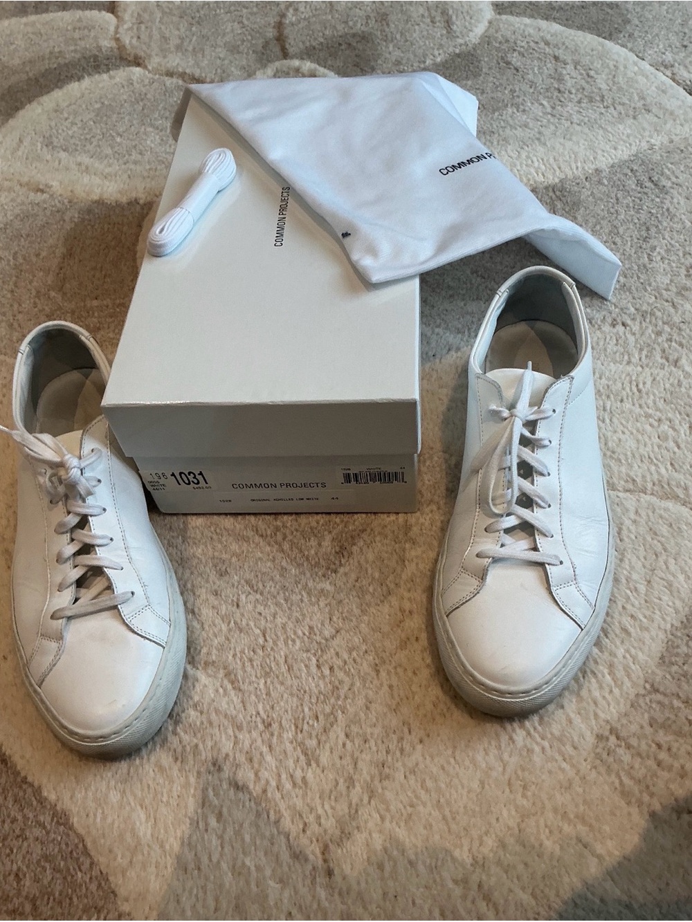 Common Project Achilles Nappa Leather Sneakers
